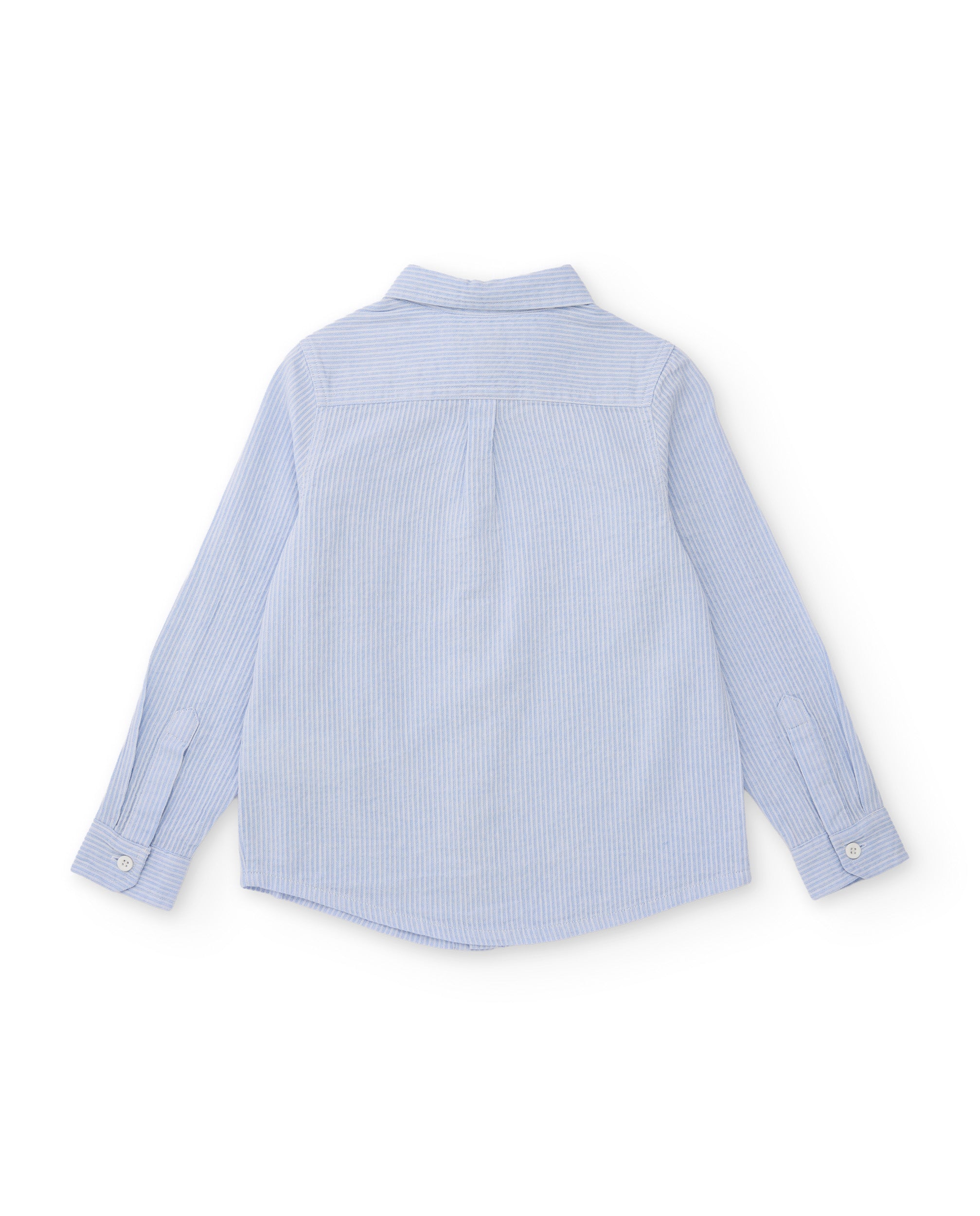 Tuc tuc Camicia bambino cotone righe azzurro celeste