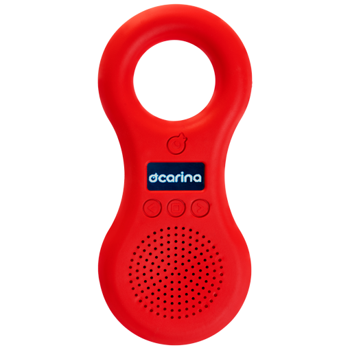 Ocarina Lettore MP3 Bambini 8GB Registratore Musica Fiabe Rosso