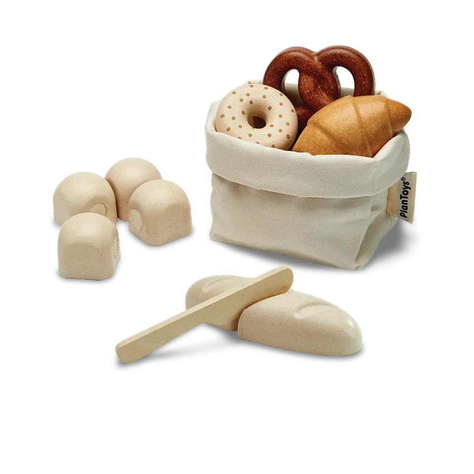 Plan Toys Bread Set gioco pane legno bimbi