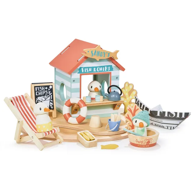 Tender Leaf Sandy’s Beach Hut gioco in legno spiaggia