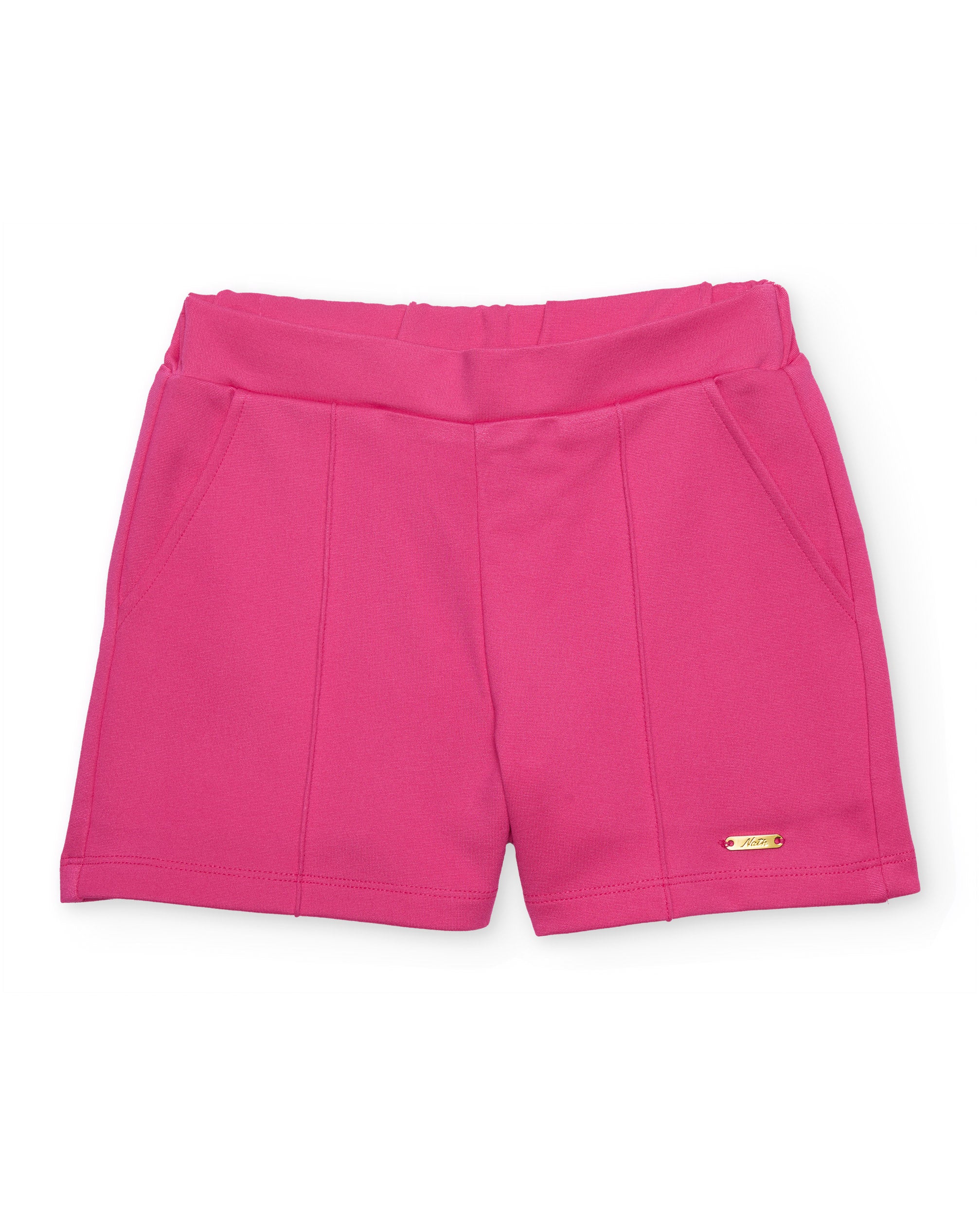 Tuc Tuc shorts bambina fucsia in tessuto leggero