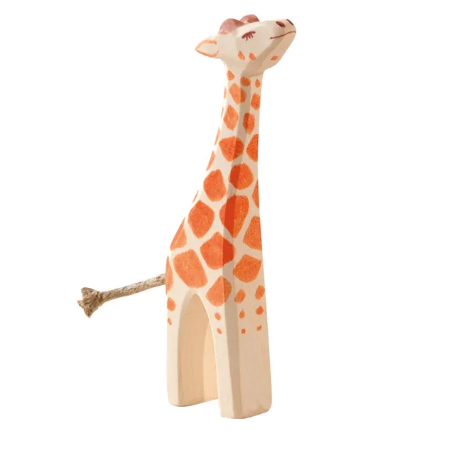 Ostheimer Giraffa Piccola che Mangia figura legno