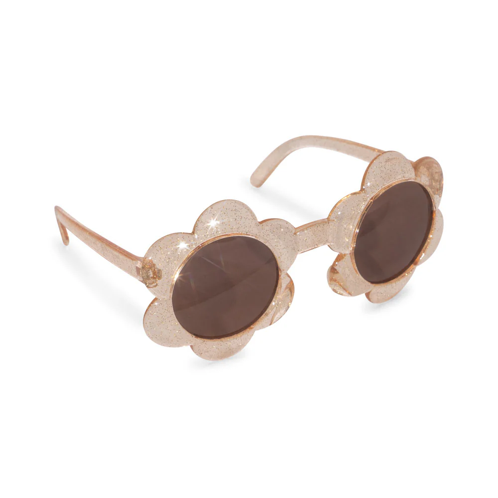 Konges Slojd Baby Flower occhiali sole bimbi glitter UV