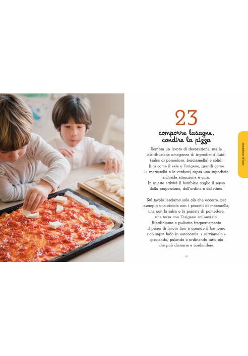 L’Ippocampo 60 attività Montessori in cucina libro 192 pagine