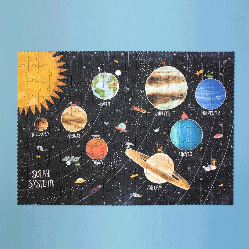 Londji Discover The Planets Puzzle 200 Pezzi Fluorescente