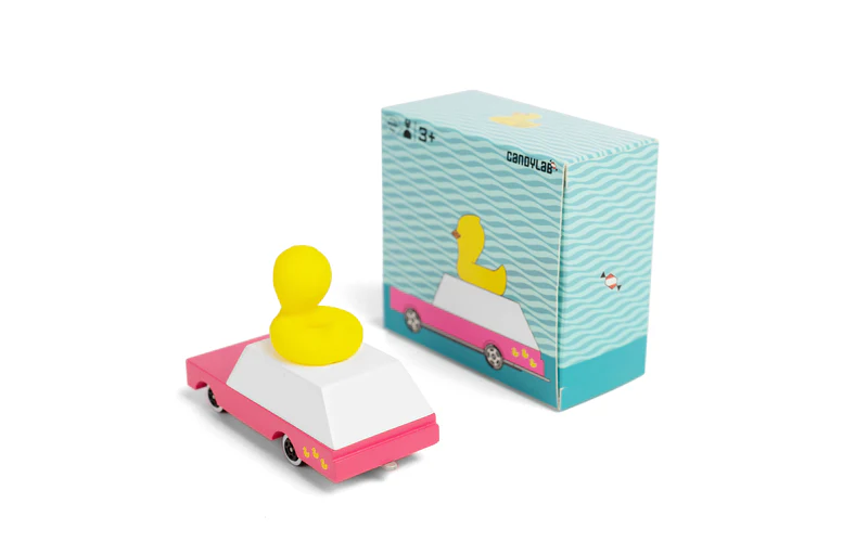 Candylab Duckie Wagon macchinina legno 8,9 cm