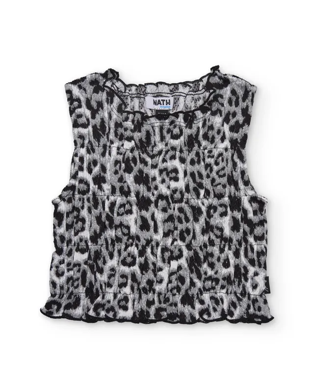 Tuc Tuc maglia bambina nera animalier
