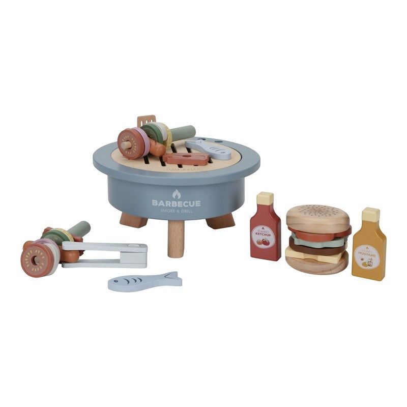 Little Dutch set barbecue legno 34 pezzi bimbi