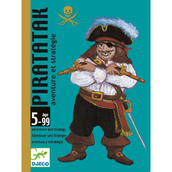 Djeco Piratatak gioco carte costruisci veliero