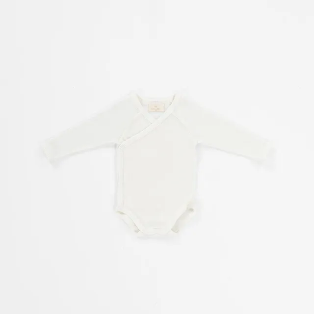 Kico Label body incrociato lana merino neonato