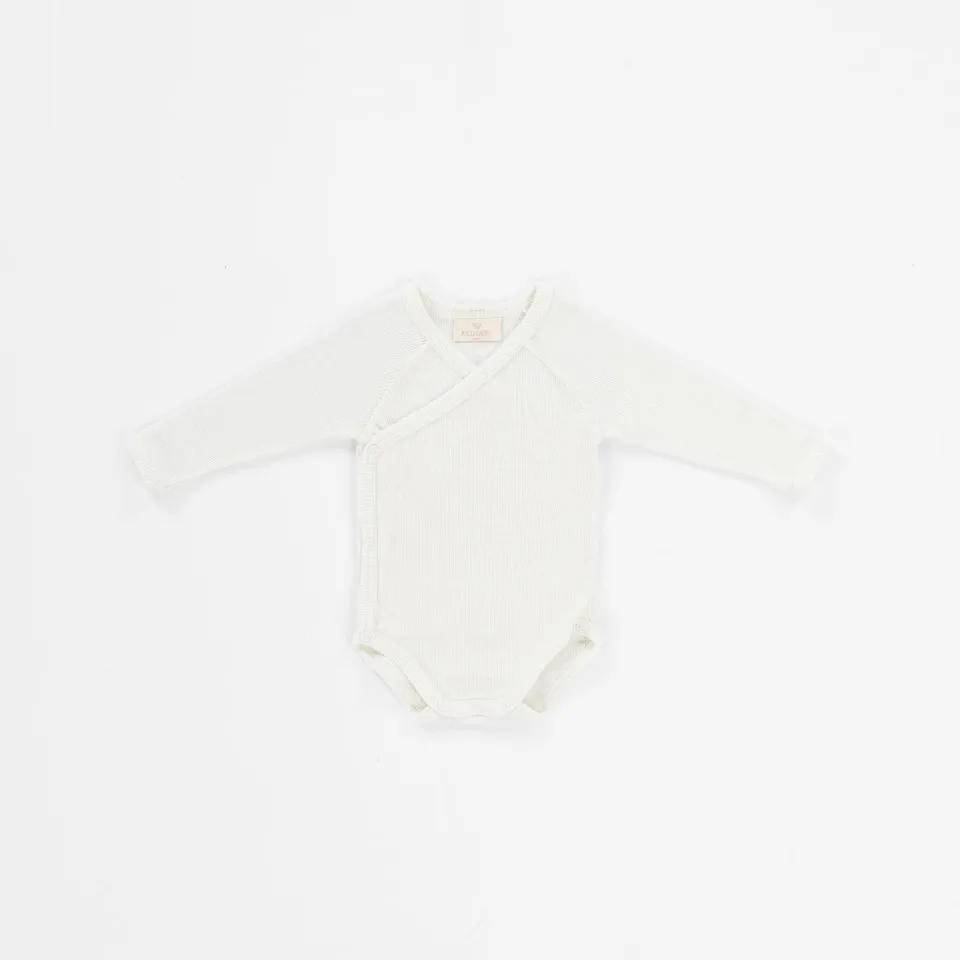 Kico Label body incrociato lana merino neonato