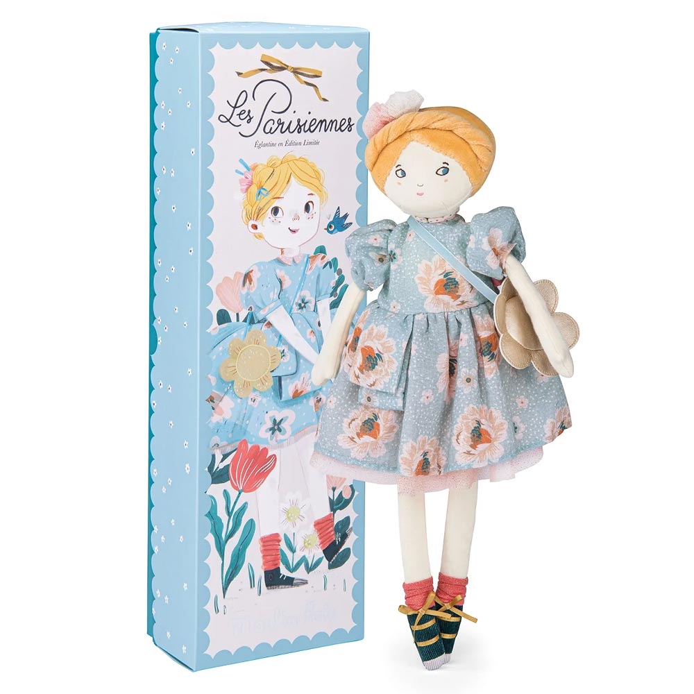 Moulin Roty Les Parisiennes Mademoiselle Eglantine bambola 39cm