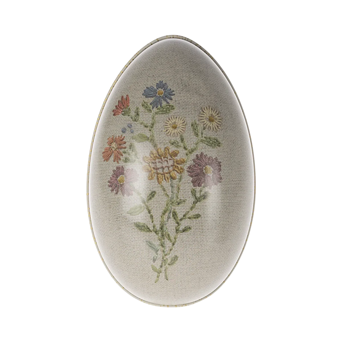 Maileg Uovo di Pasqua in Metallo Fiori 11 cm