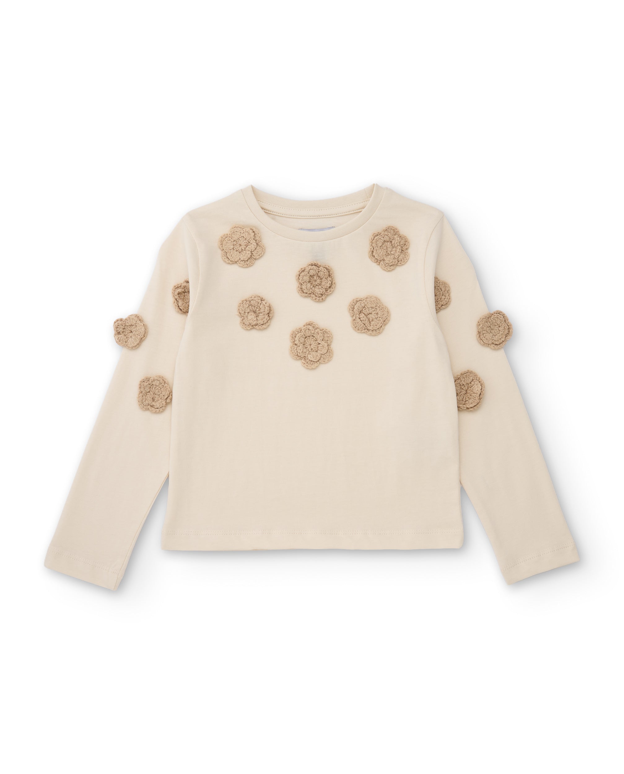 Tuc tuc maglia bimba rosa fiori maniche lunghe