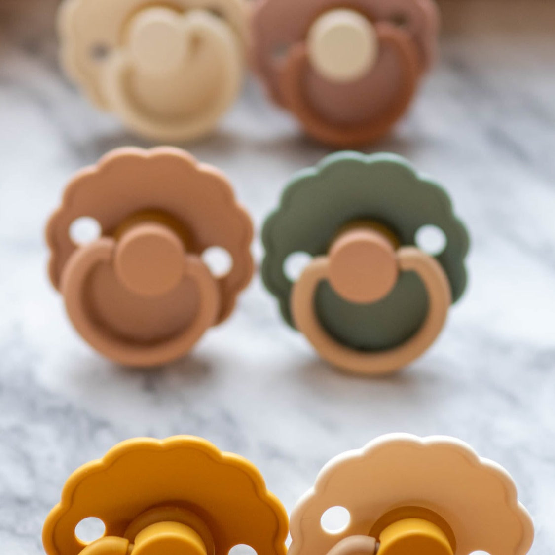 Ella and Rapha Flower ciuccio set 2 pezzi atossico