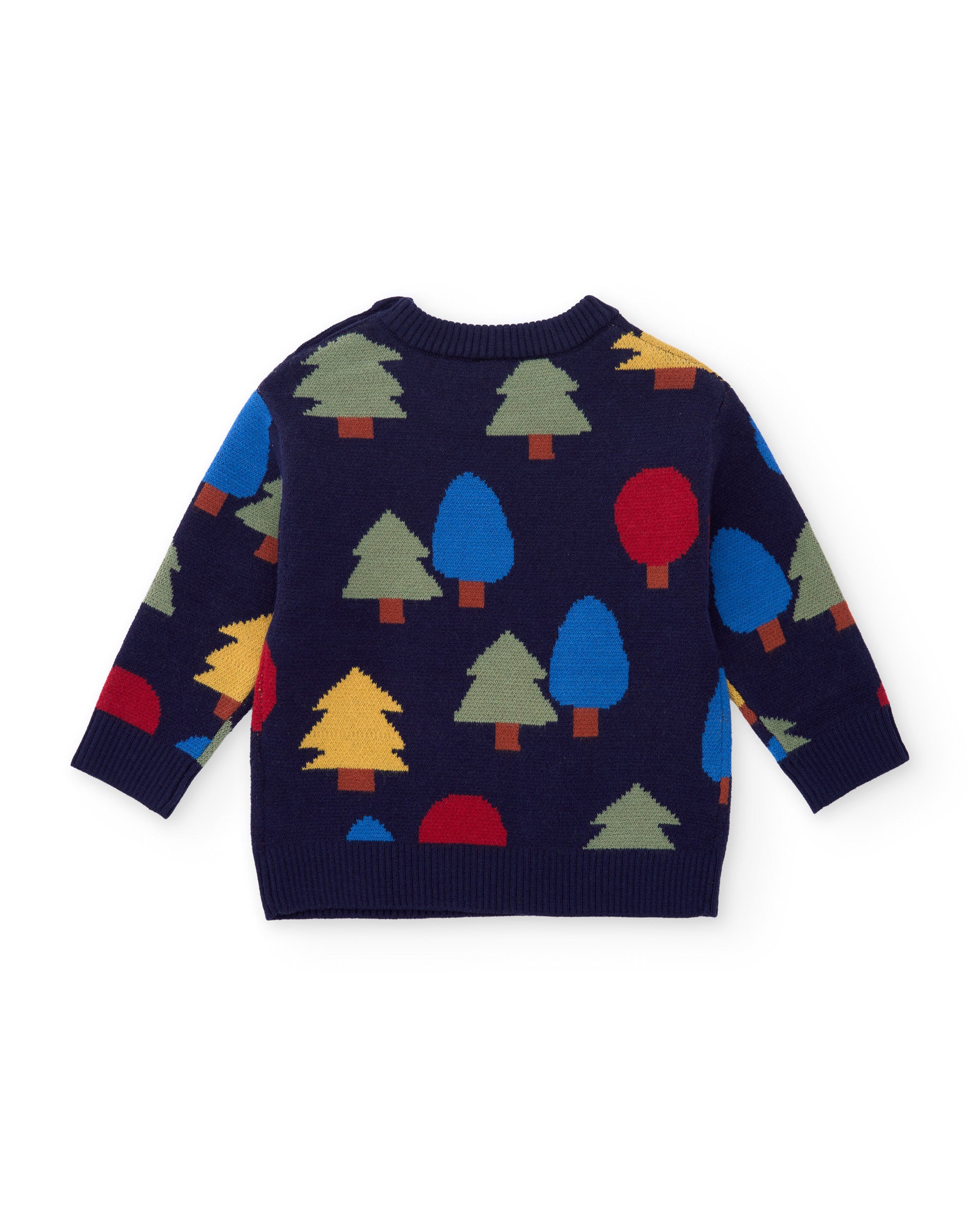 Tuc Tuc Good Wood maglione bimbo blu stampa alberi