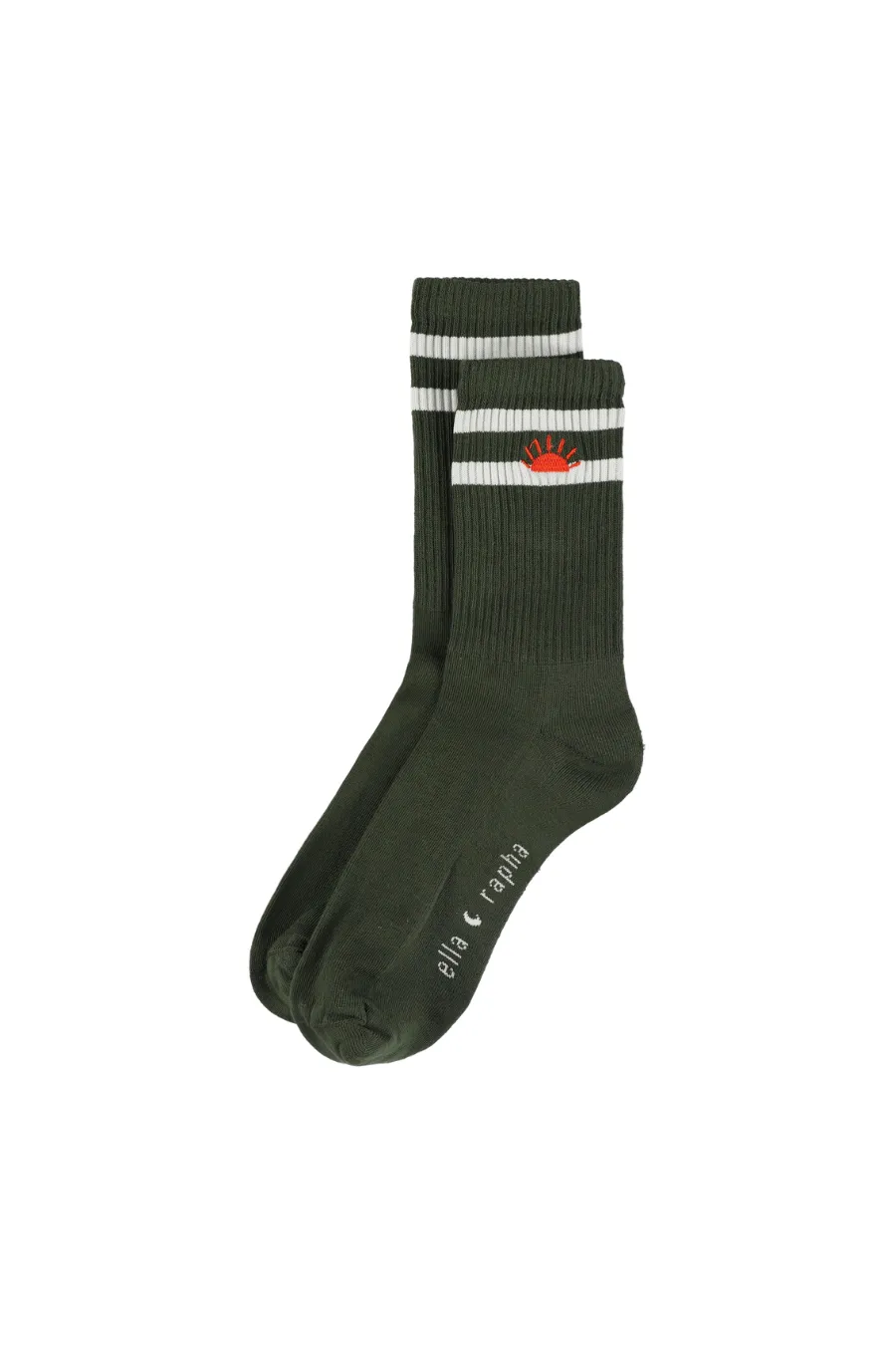 Ella and Rapha Sunrise calzini khaki cotone 42-45