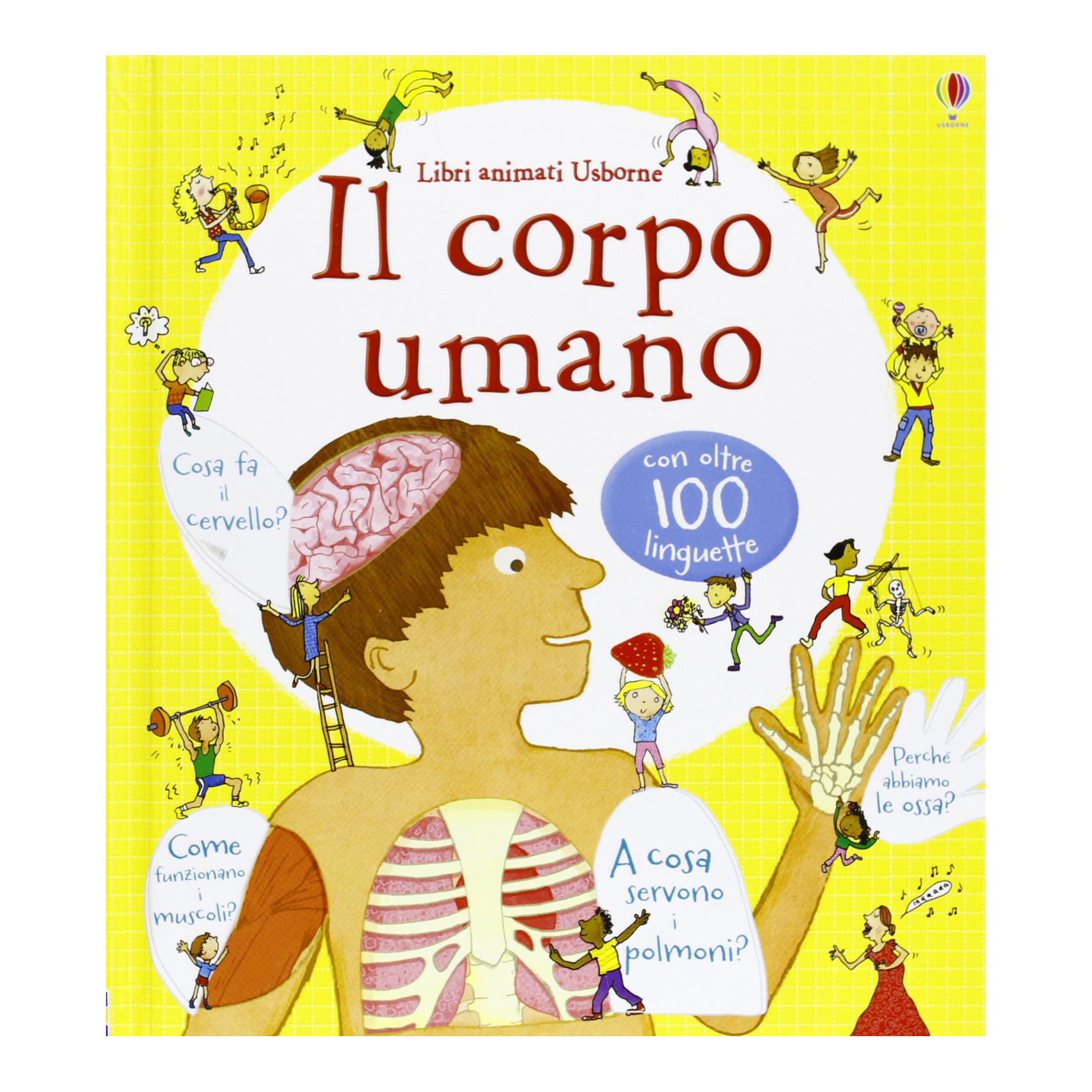 Usborne Il corpo umano libro animato con alette