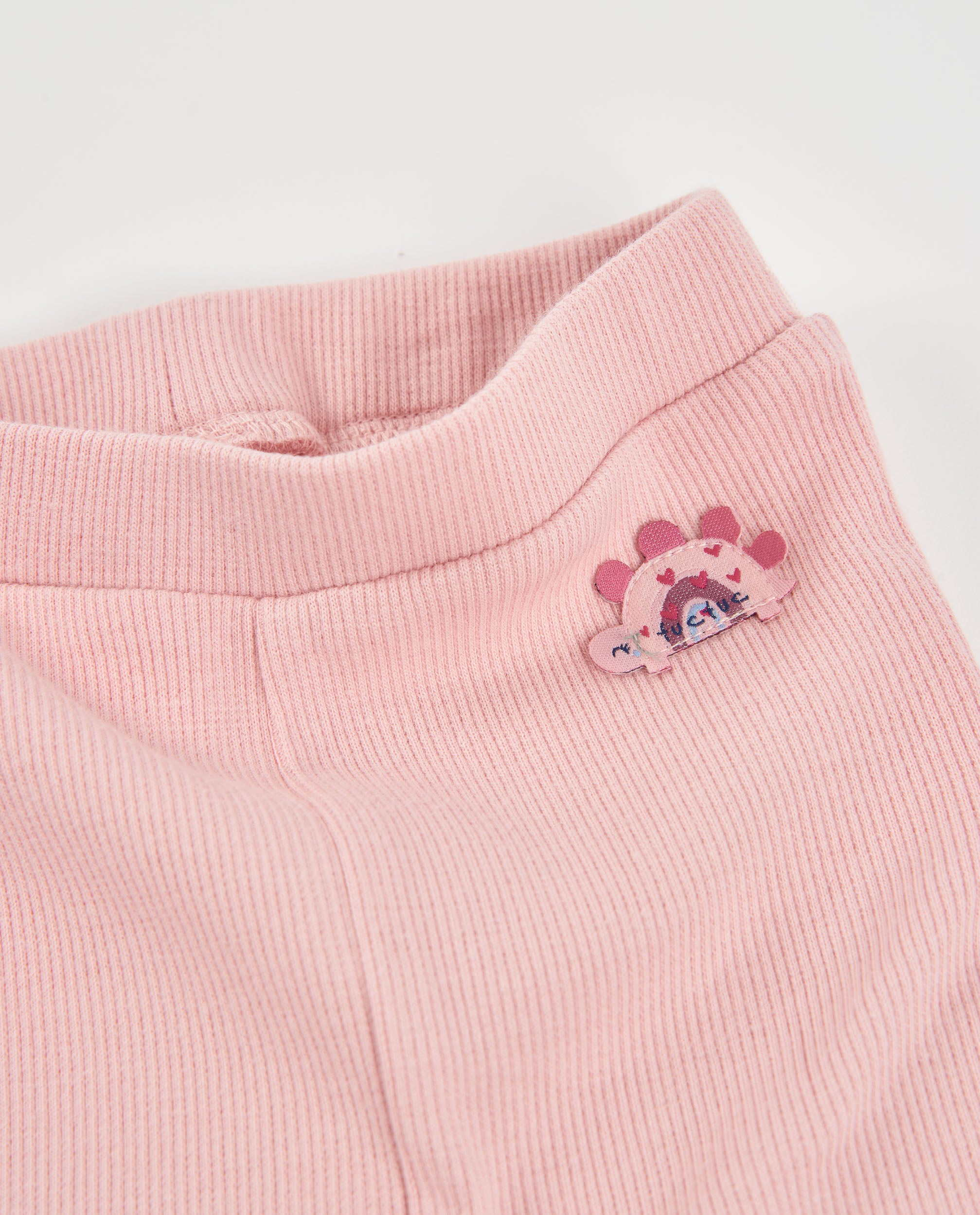 Tuc Tuc completo neonata rosa camicia leggings quadri