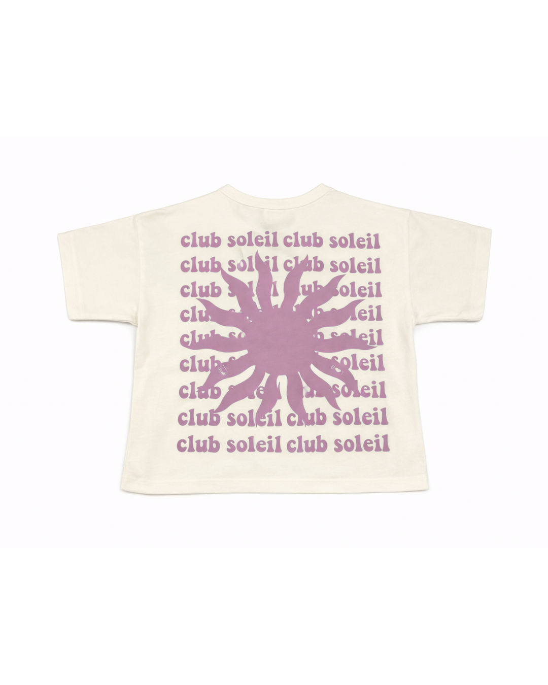 Ella and Rapha Club Soleil t-shirt off white bimbo cotone bio