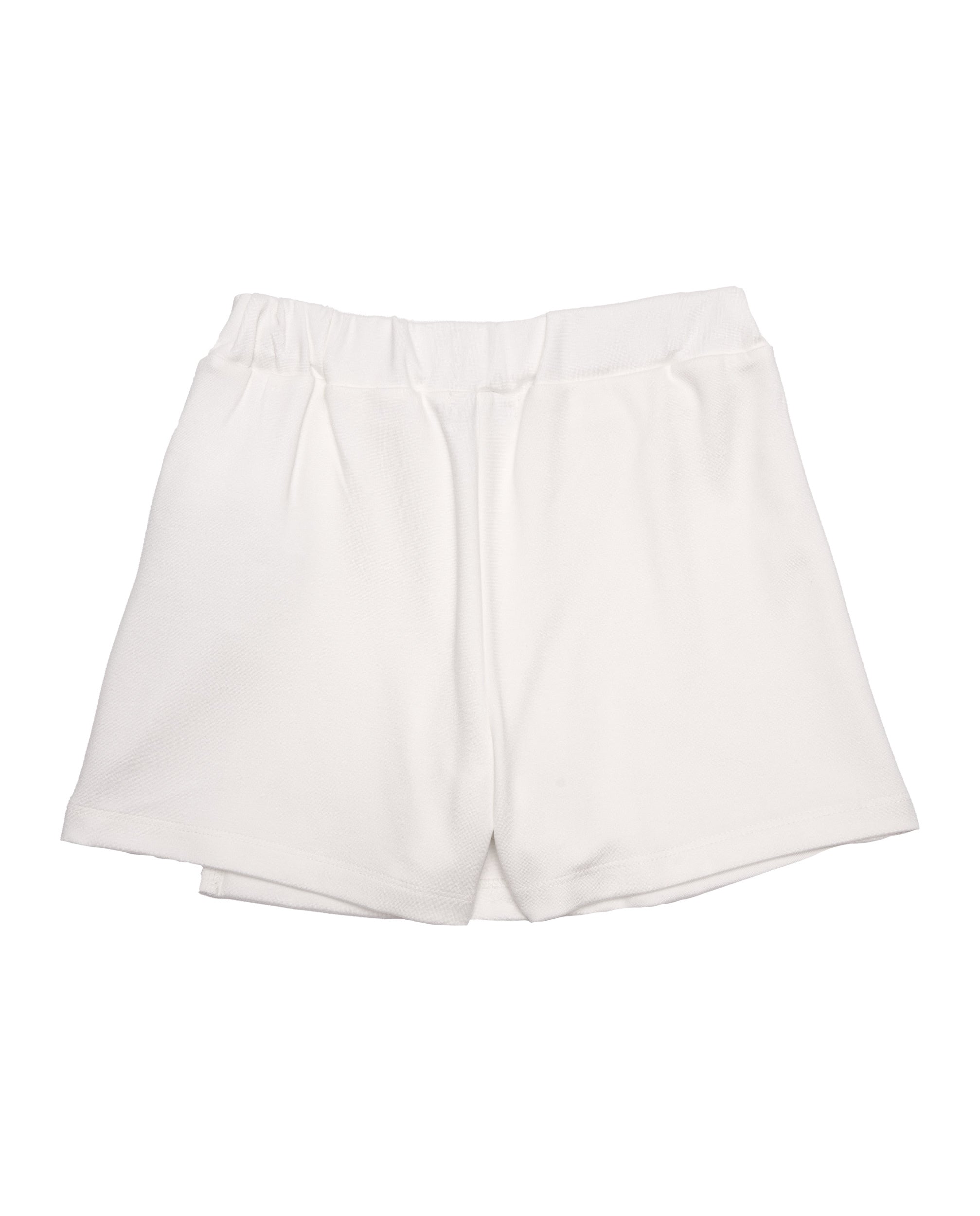 Tuc Tuc gonna pantalonetto bambina bianco con fibbia