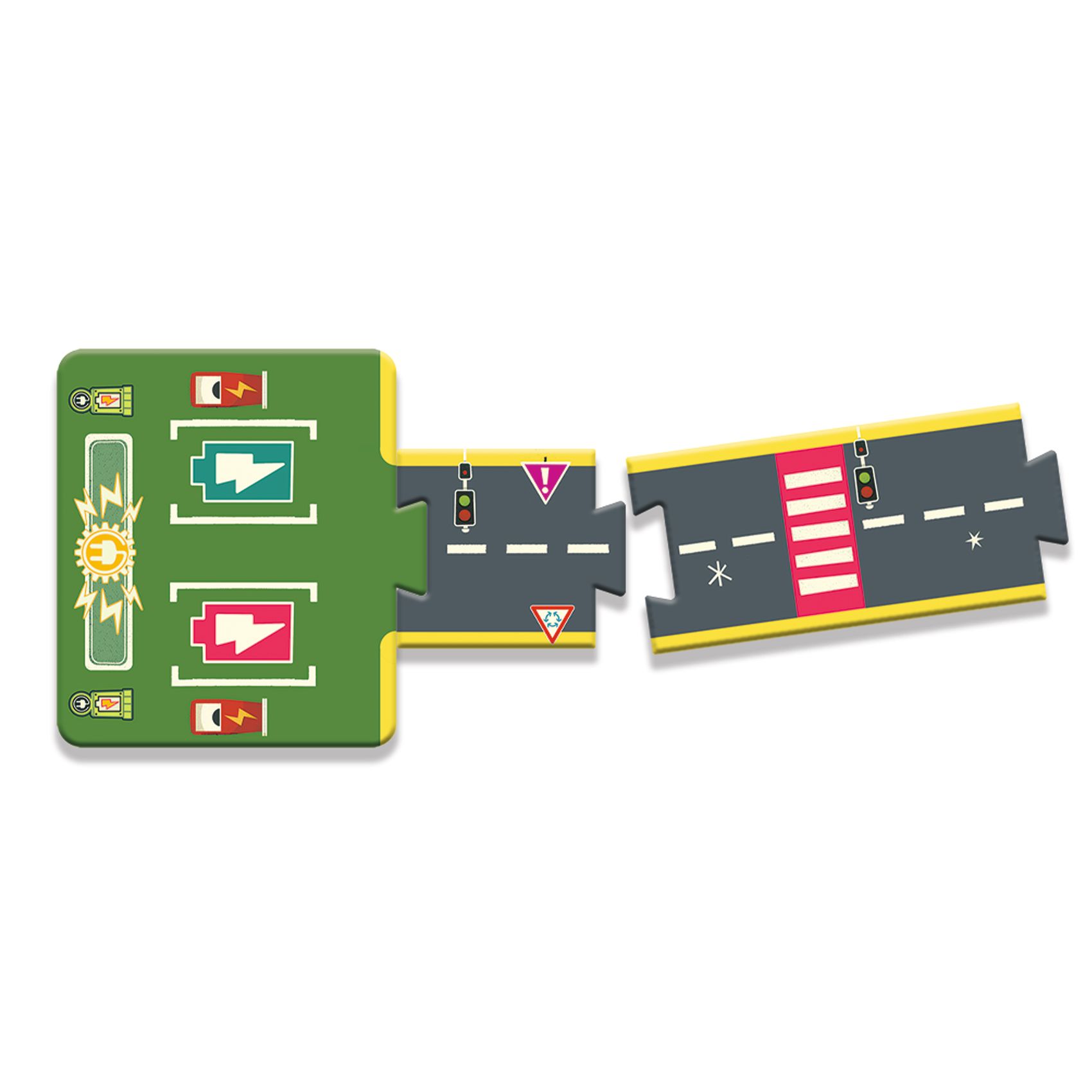 Djeco Crazy Motors Puzzl'Up Ville City puzzle pista 36 pezzi