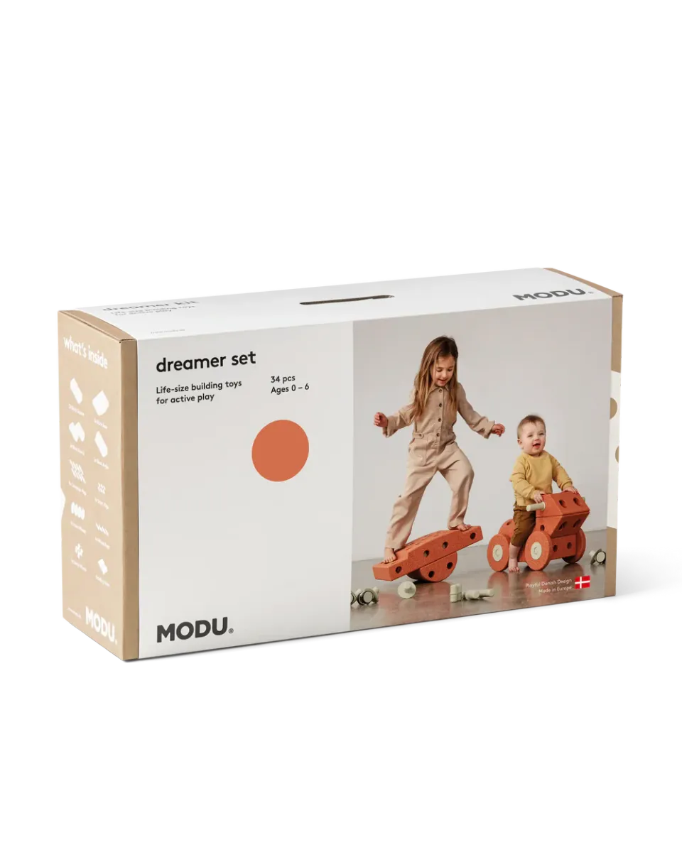 Modu Dreamer Set Orange-Green costruzioni 34 pezzi