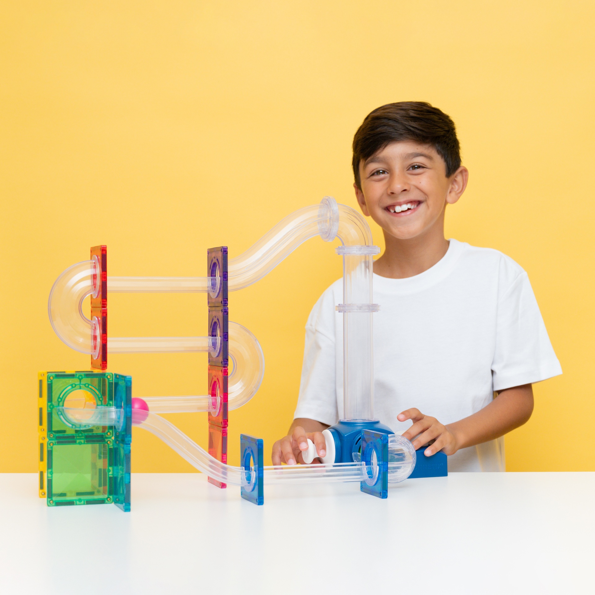 Connetix Ball Run Launcher Pack costruzioni magnetiche 47 pezzi