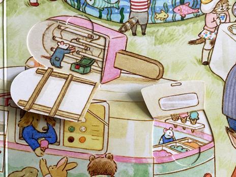 Emme Edizioni Famiglia Gatti Quattro stagioni libro cartonato 3 anni