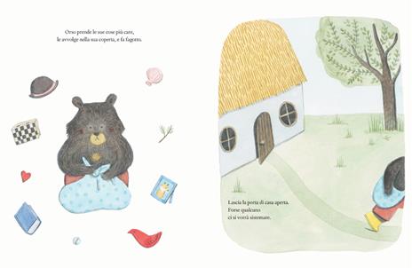 Orecchio Acerbo Orso e i sussurri del vento libro bambini