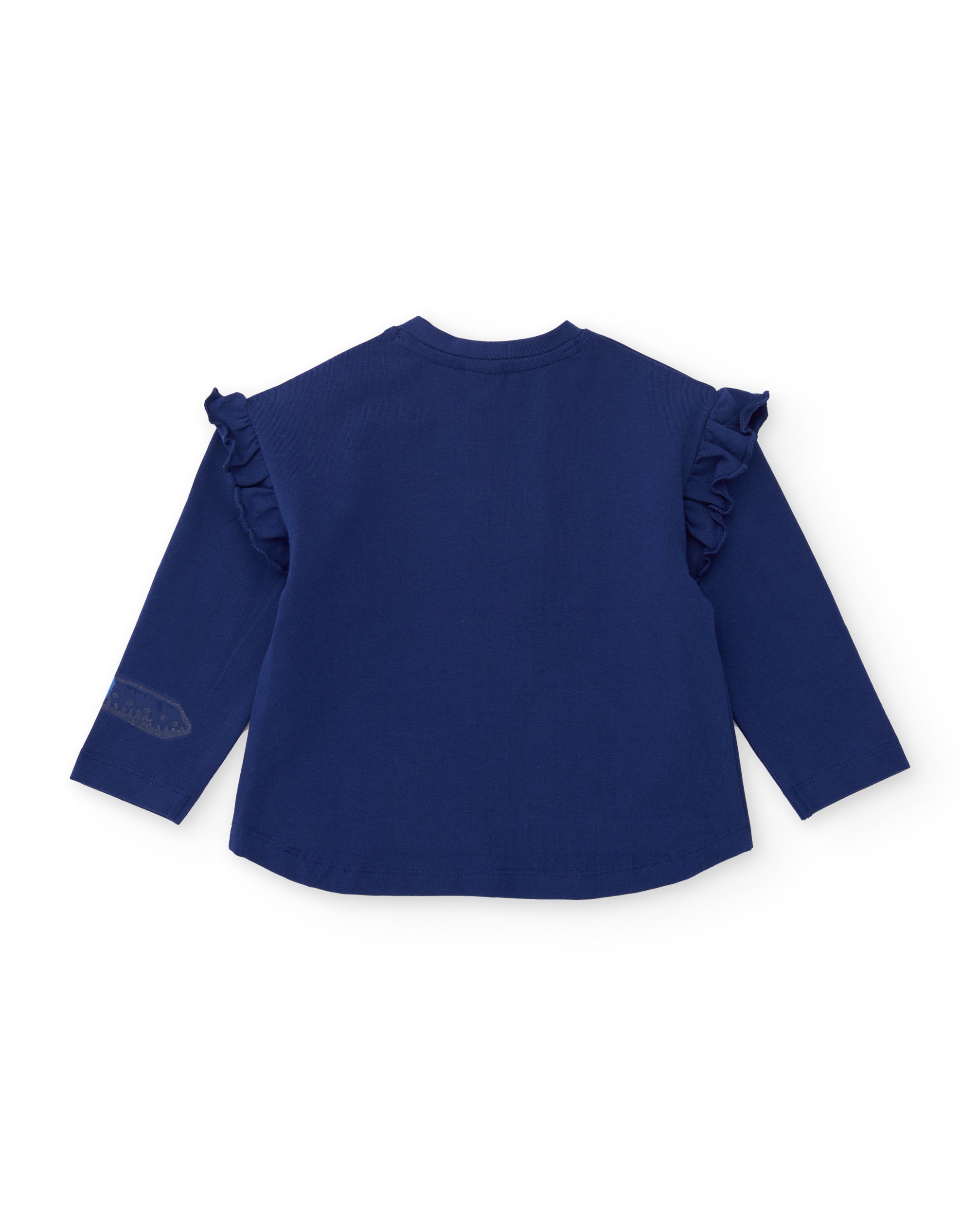 Tuc Tuc Meow Meow maglietta bambina blu navy con stampa