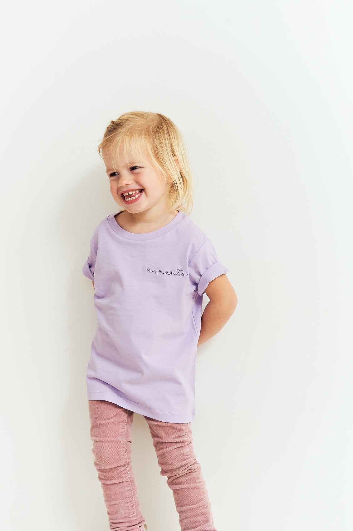 Ella and Rapha Mamasita t-shirt lilla 3-4 anni cotone
