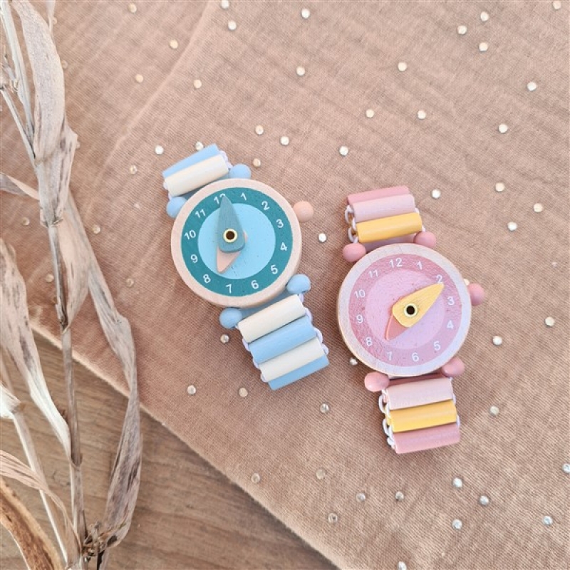 Egmont Toys Rose orologio bracciale legno bambini didattico