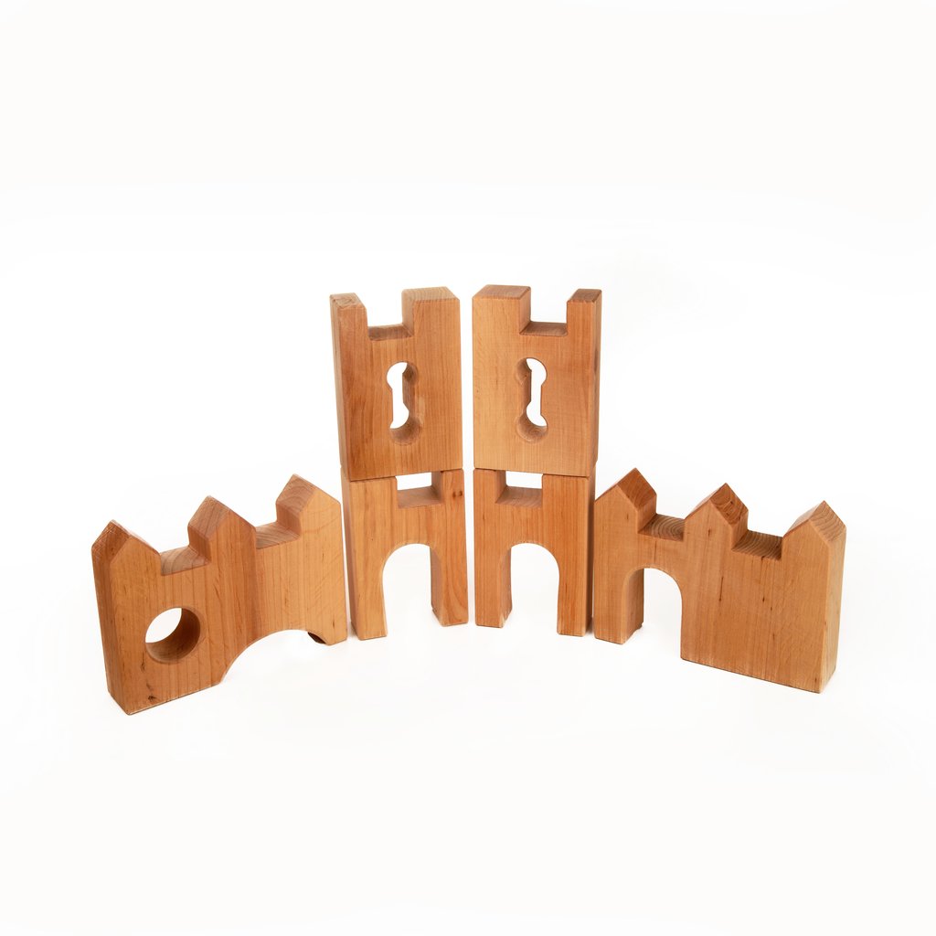 Bauspiel Castello dei Cavalieri Estensione 6 pezzi Legno