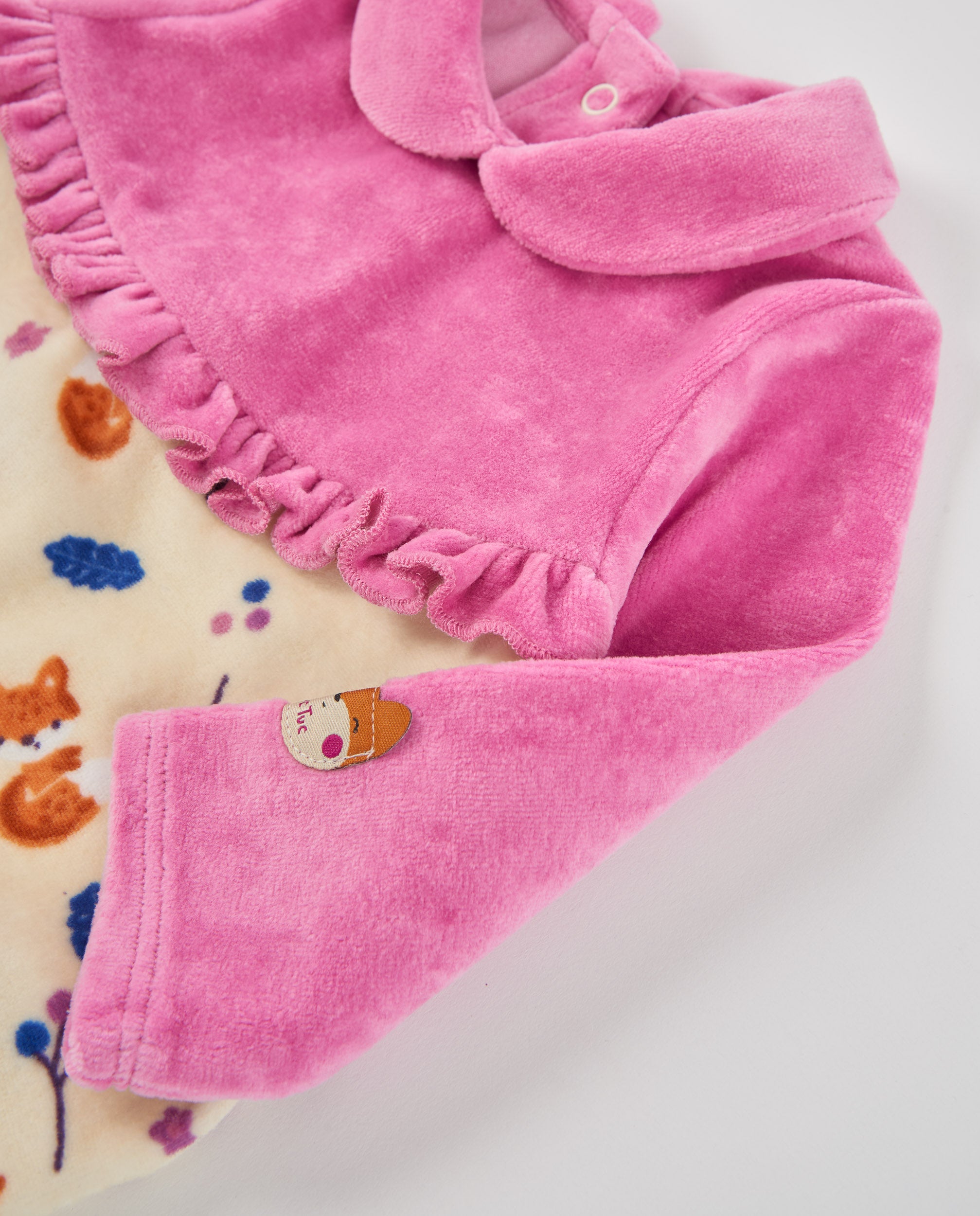 Tuc Tuc Magic Foxy pagliaccetto neonata rosa in cotone