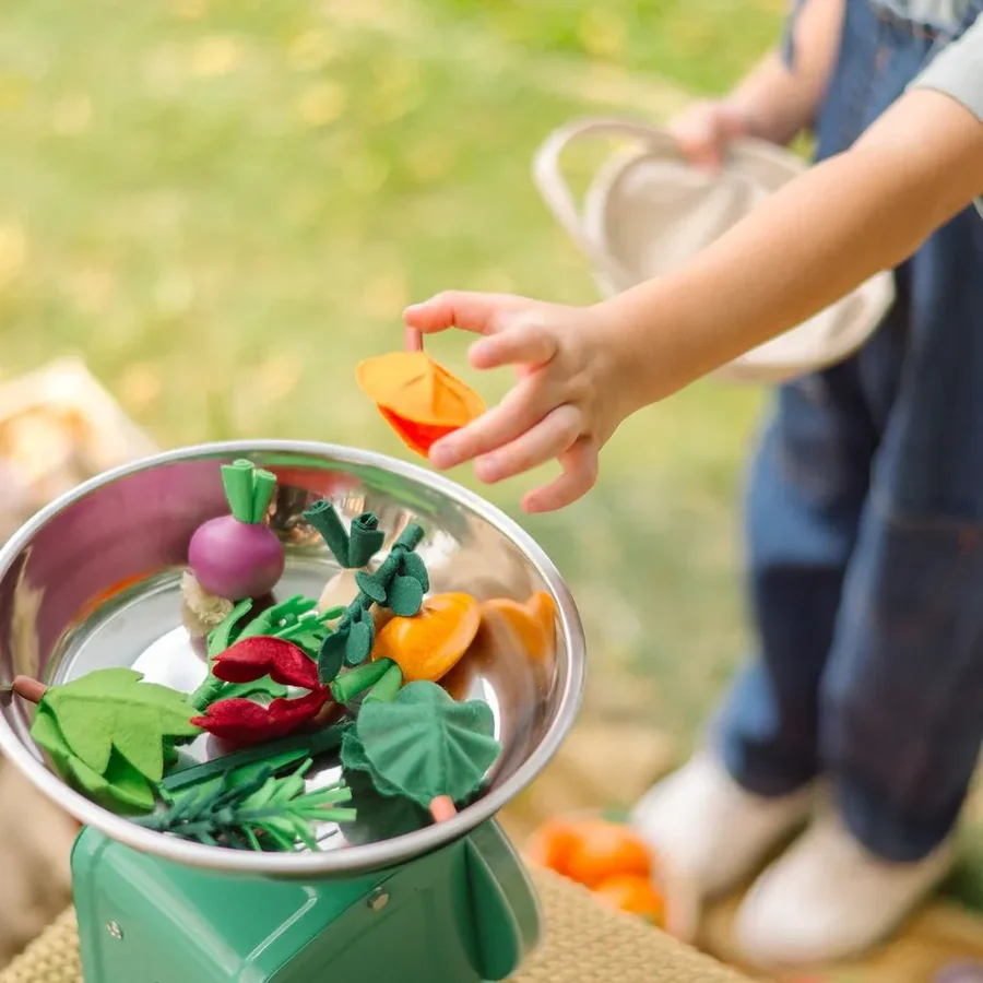 PlanToys Fresh Veggie Basket Cesto 12 Pezzi
