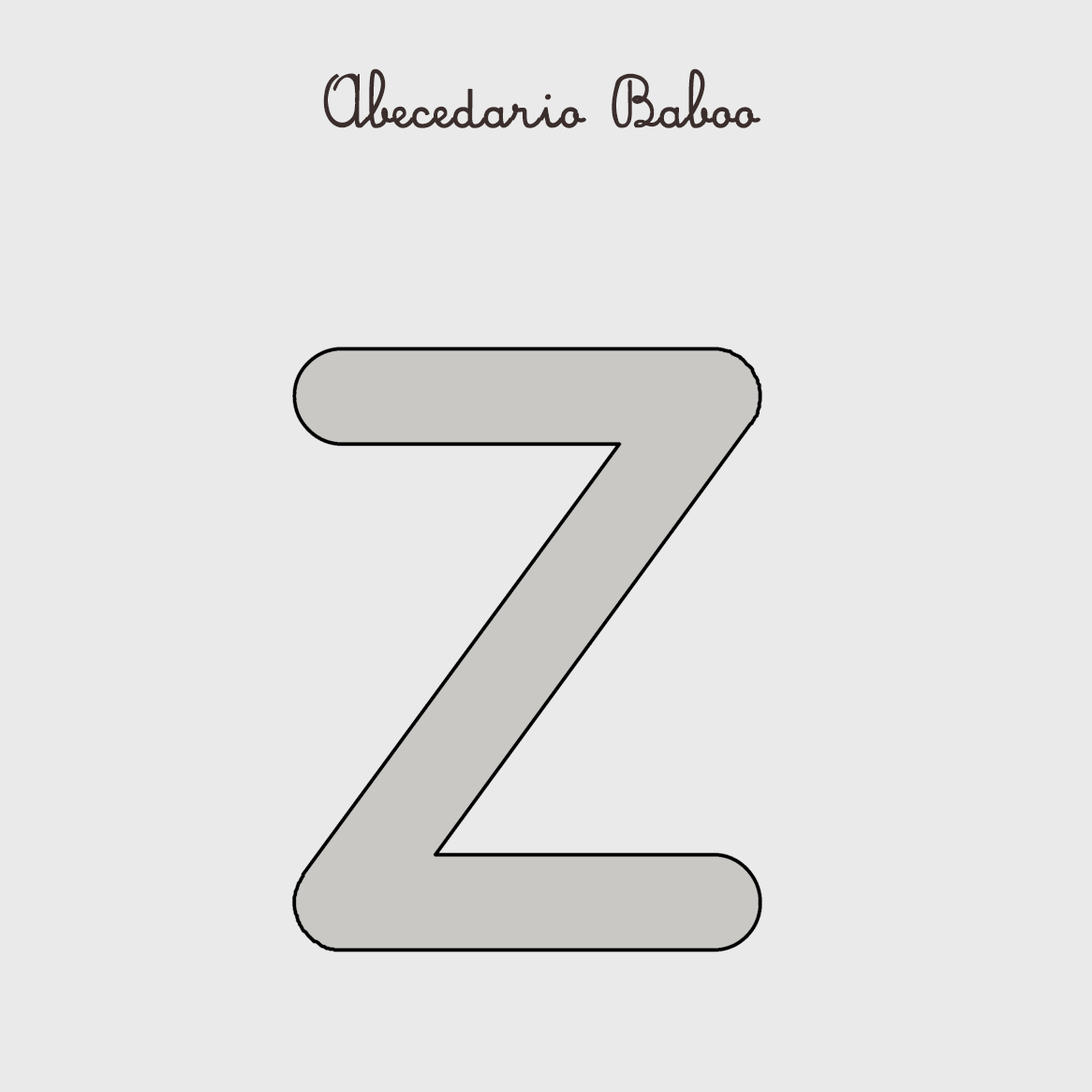 Baboo Abecedario Lettera Z schede didattiche PDF