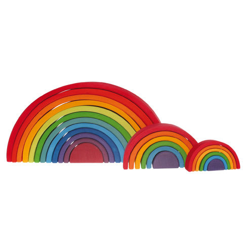 Grimm's Arcobaleno Mini 6 pezzi gioco legno colorato