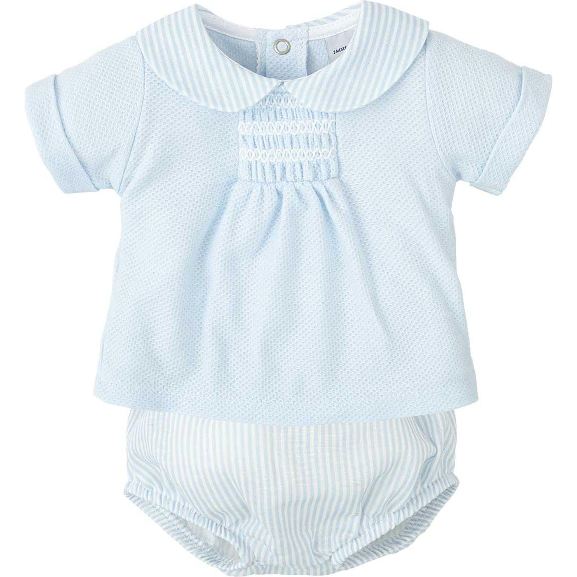 Babidu set neonato azzurro polo e ranetta 24 mesi