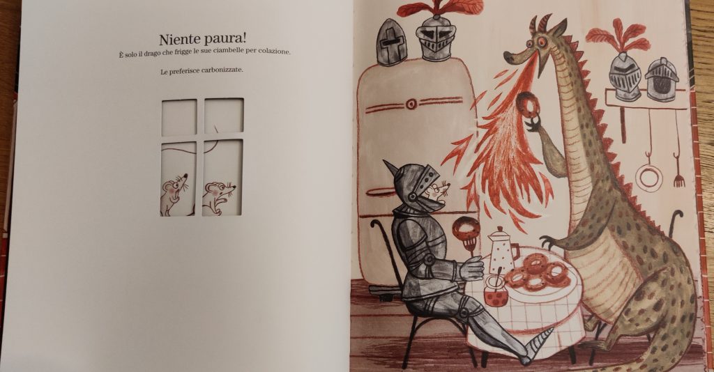 Un lupo alla finestra Orecchio Acerbo libro bambini 3-6 anni