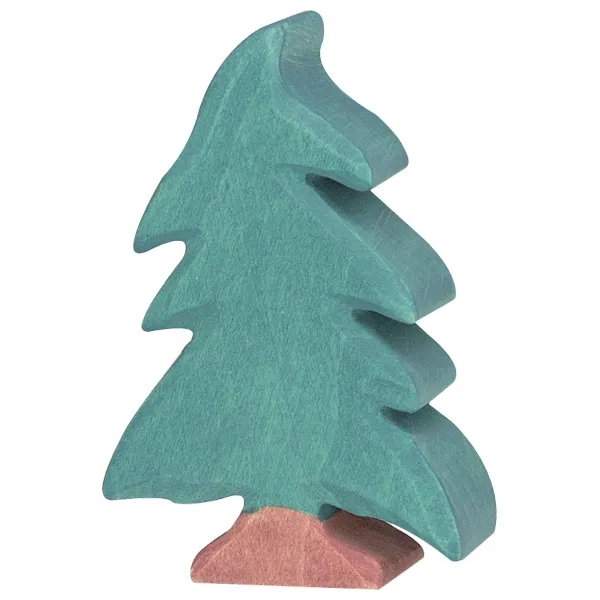 Holztiger Abete Piccolo figura in legno dipinta a mano
