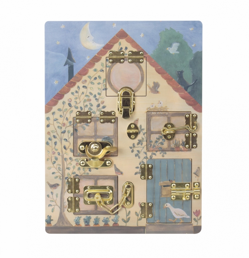 Egmont Toys Rabbit House tavola chiusure legno 40x30 manualità