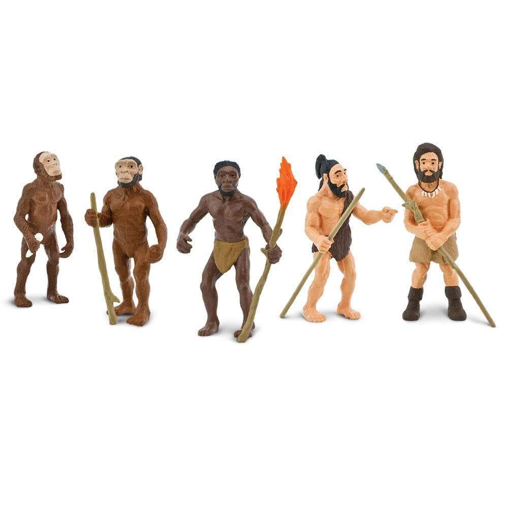 Safari Ltd Evoluzione Uomo set 5 figure preistoria
