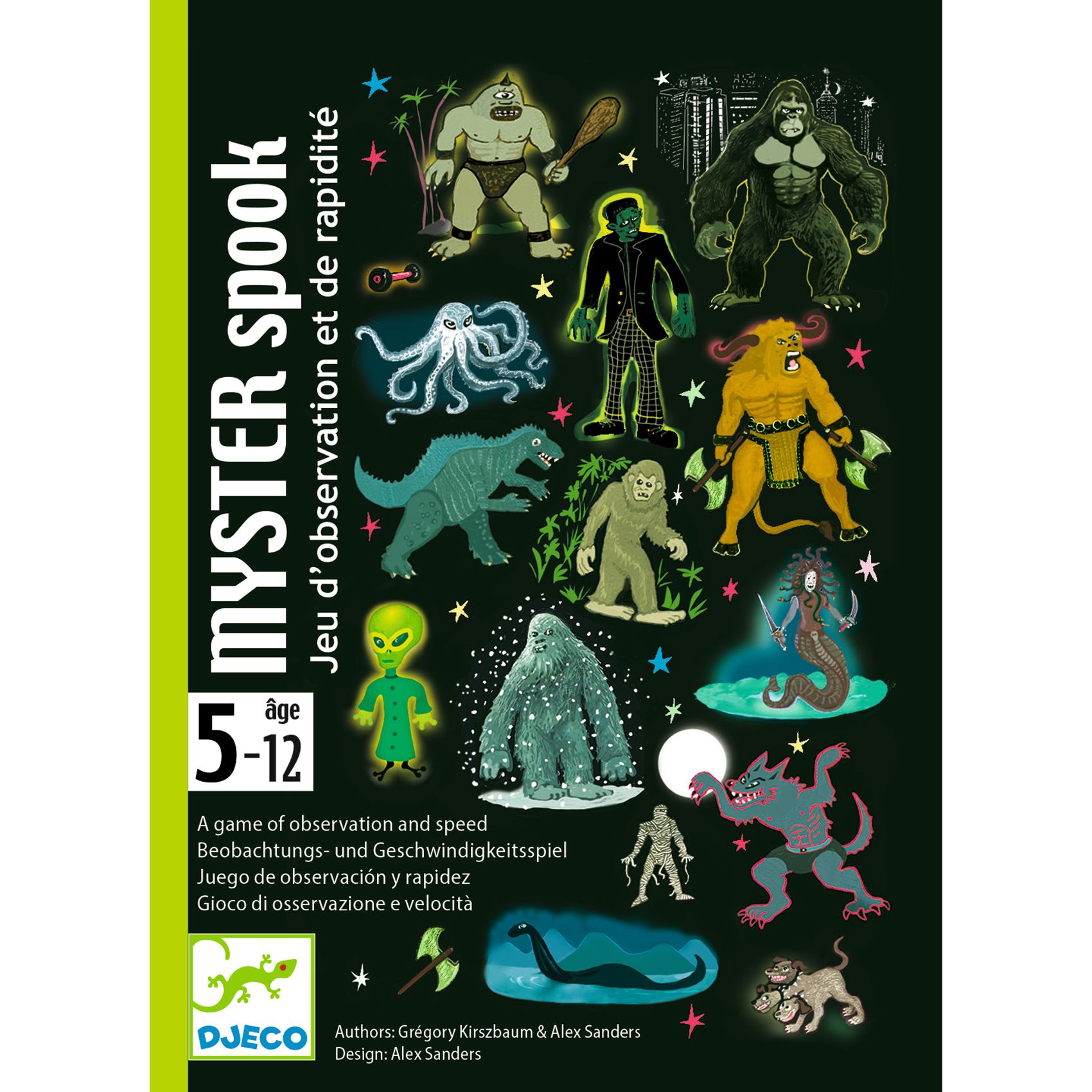 Djeco Myster Spook gioco di carte osservazione