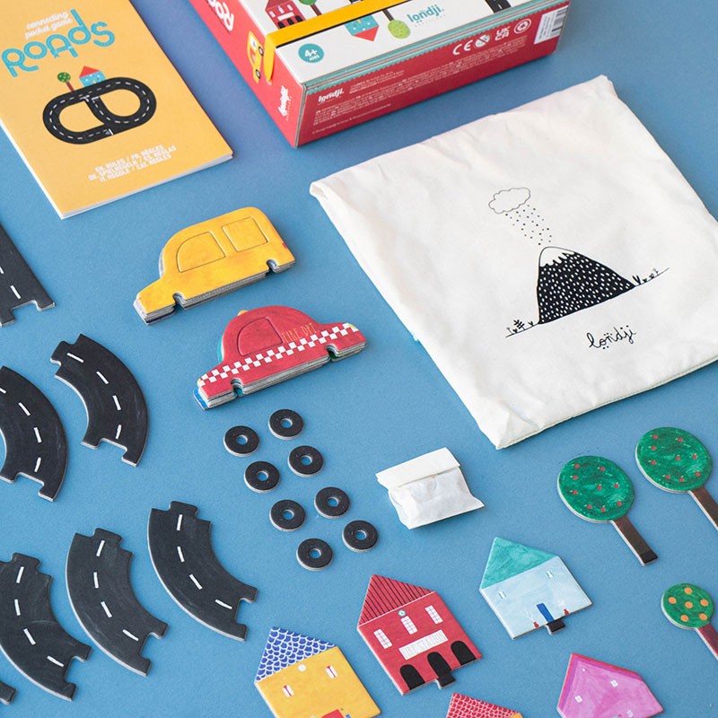 Londji Pocket Game Roads gioco da tavolo circuiti