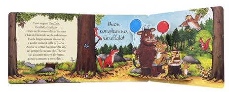 Gruffalò Buon compleanno libro con alette cartonato