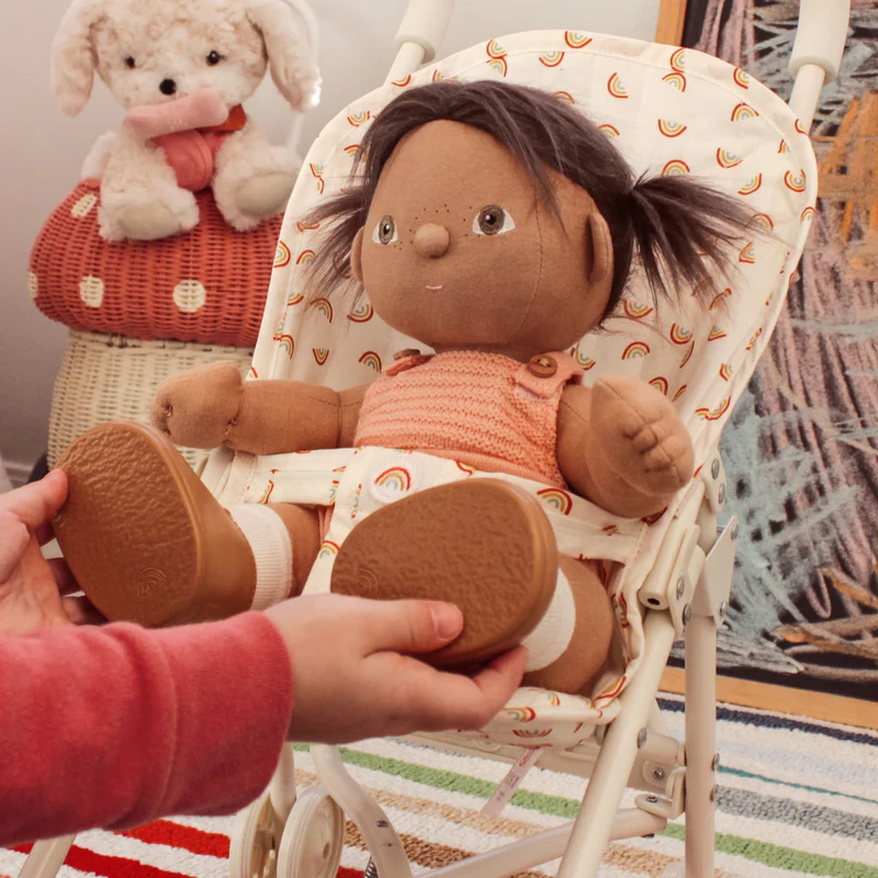 OlliElla Sollie Stroller passeggino bambole Rainbow cotone