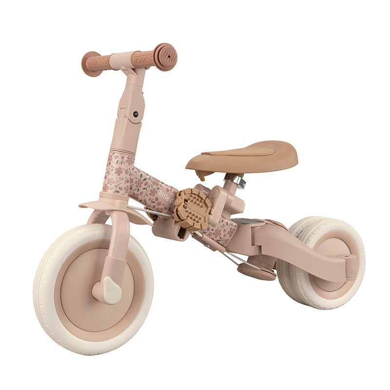 Little Dutch Triciclo Evolutivo Rosa Flowers 1-3 Anni