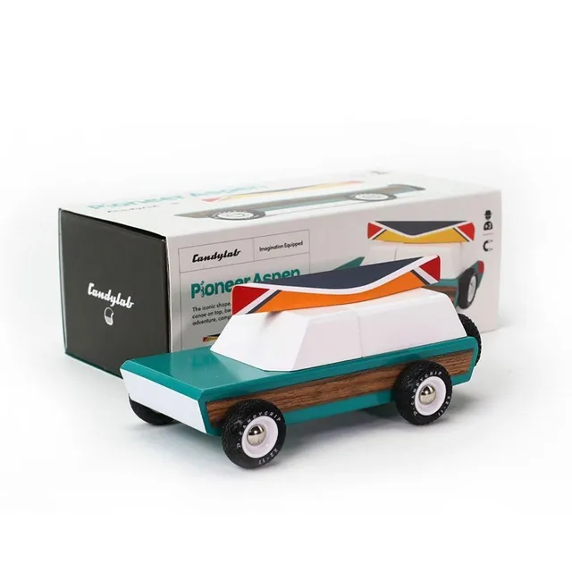 Candylab Candycar Pioneer Aspen macchinina legno 18,8 cm