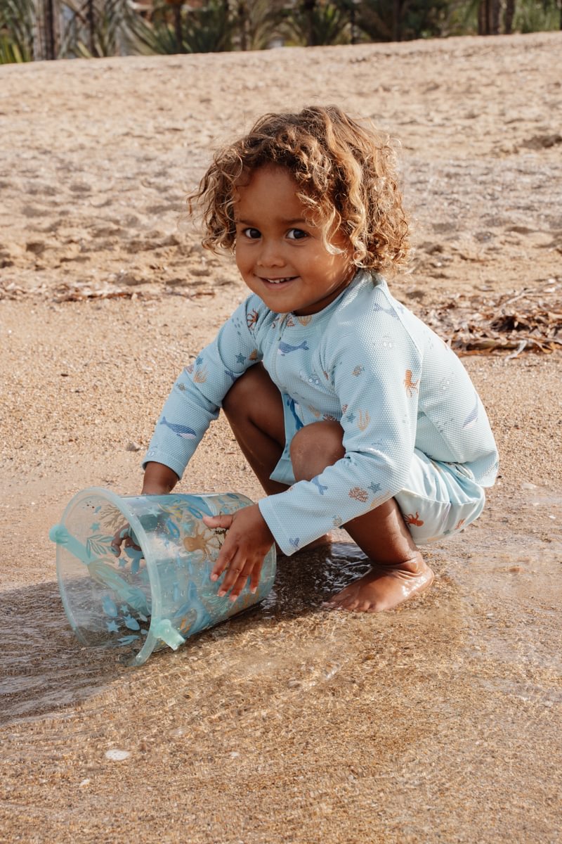 Little Dutch costume shorts bimbo blu oceano mare